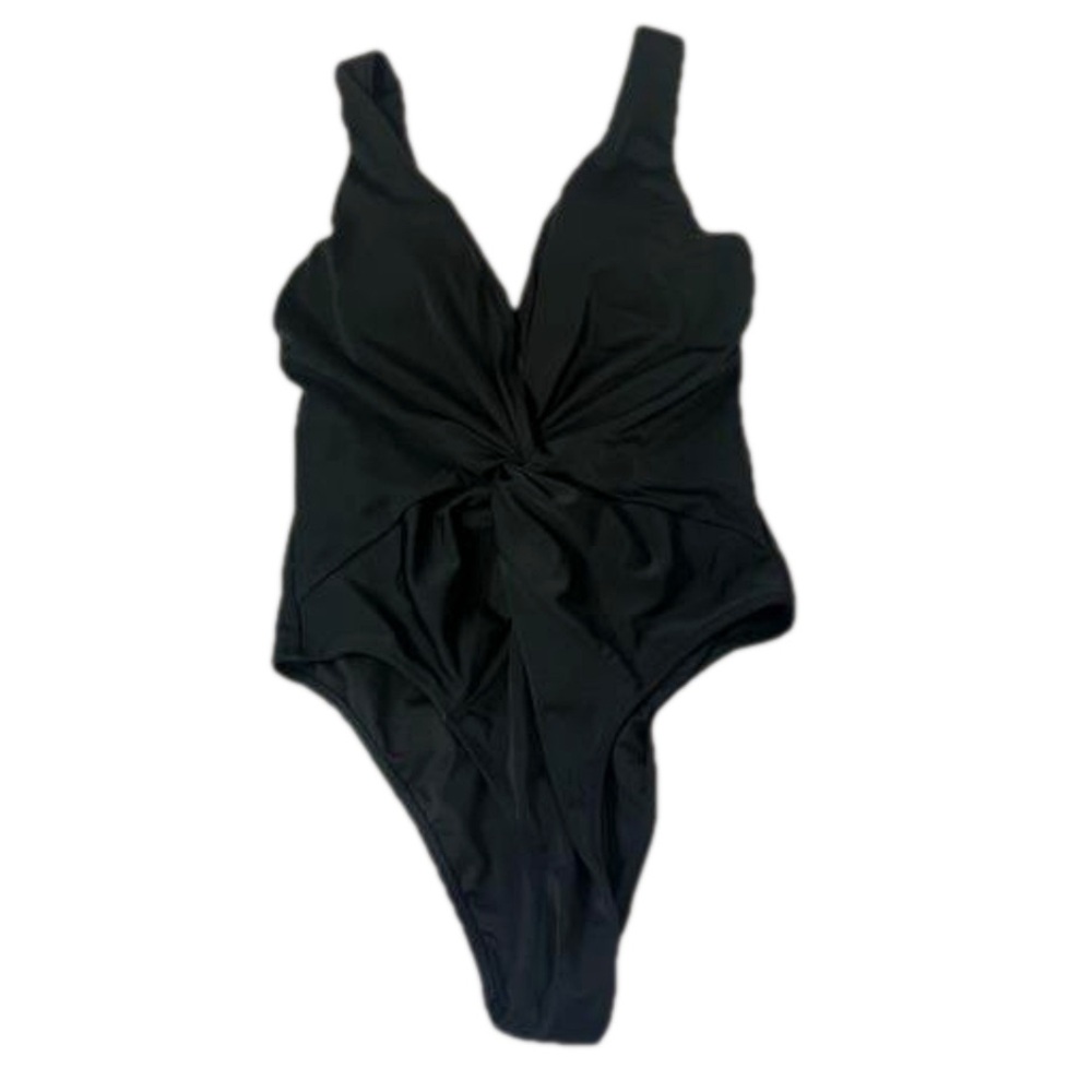 Victoria’s Secret Black Plunge V Monokini